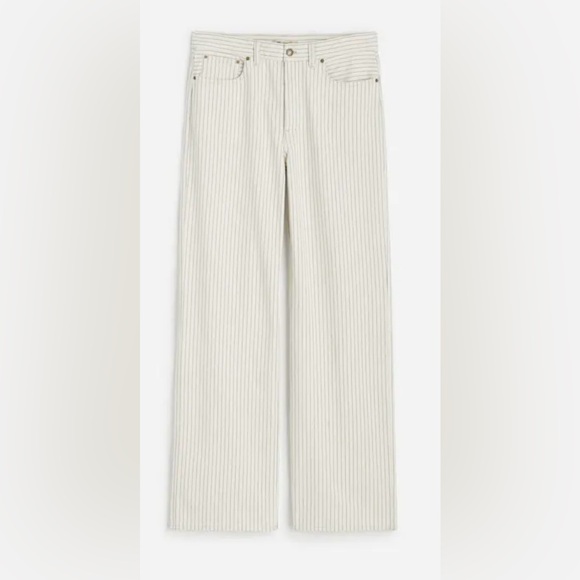 NWT - Madewell - Low-Slung Baggy Jeans - Striped - Size 30 - Picture 9 of 16